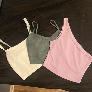 Three tank tops variety